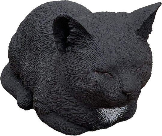 Customized black cat statue