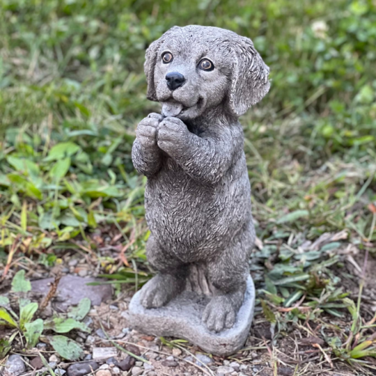 Puppy doodle figurine