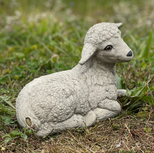 Concrete Sheep figurine