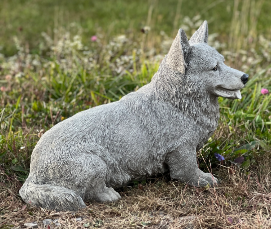 Large sitting Corgi statue