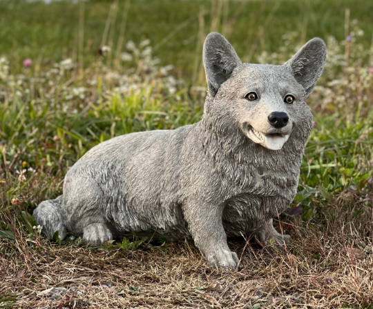 Large sitting Corgi statue