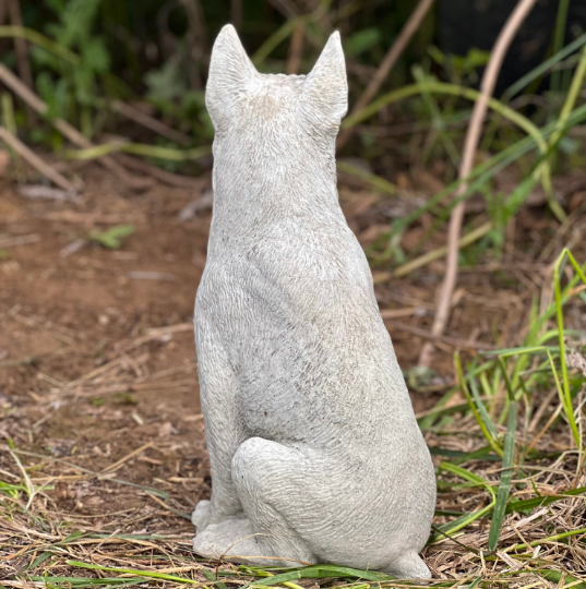 Concrete boxer statue