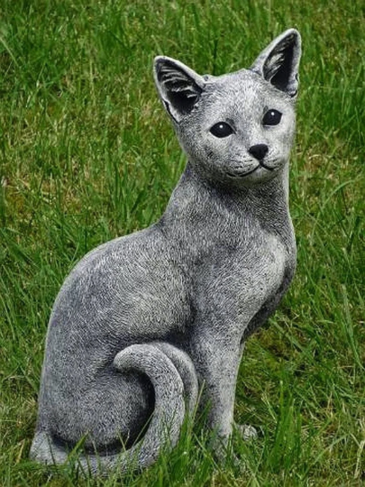 Massive Siamese cat statue