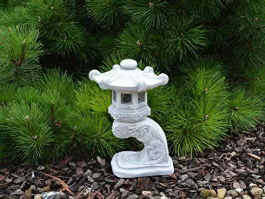 Concrete pagoda figurine