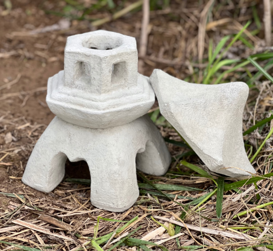 Japanese pagoda statue