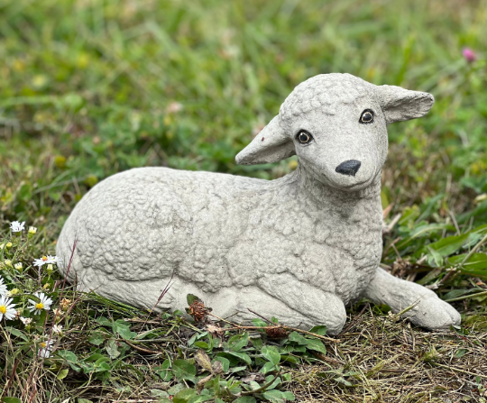 Concrete Sheep figurine