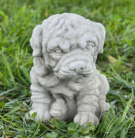 Sharpei dog figure