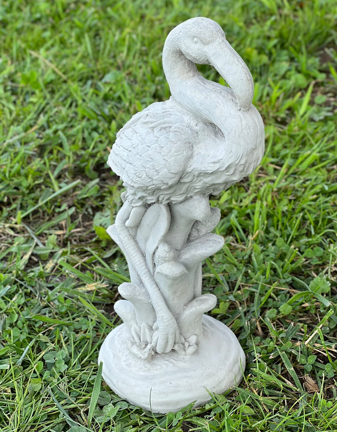 Flamingo statue