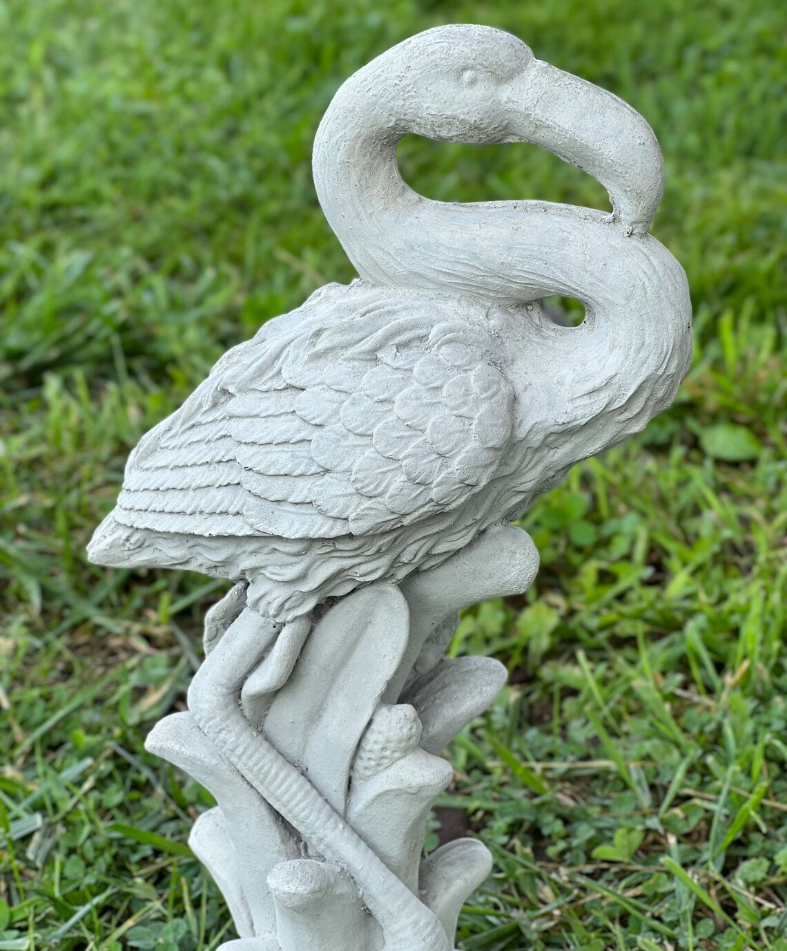 Flamingo statue