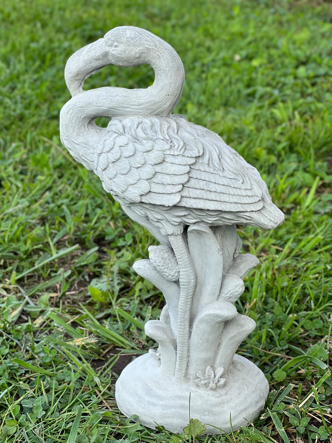 Flamingo statue