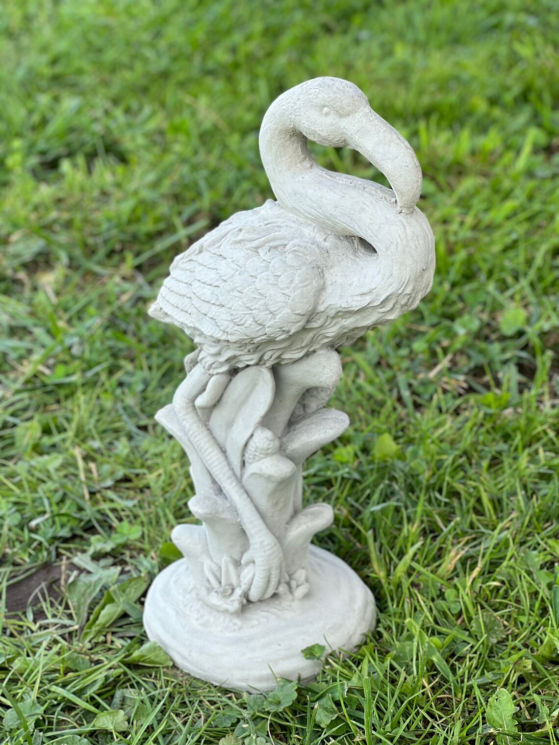 Flamingo statue