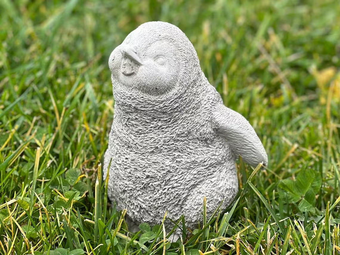 Stone Penguin statue