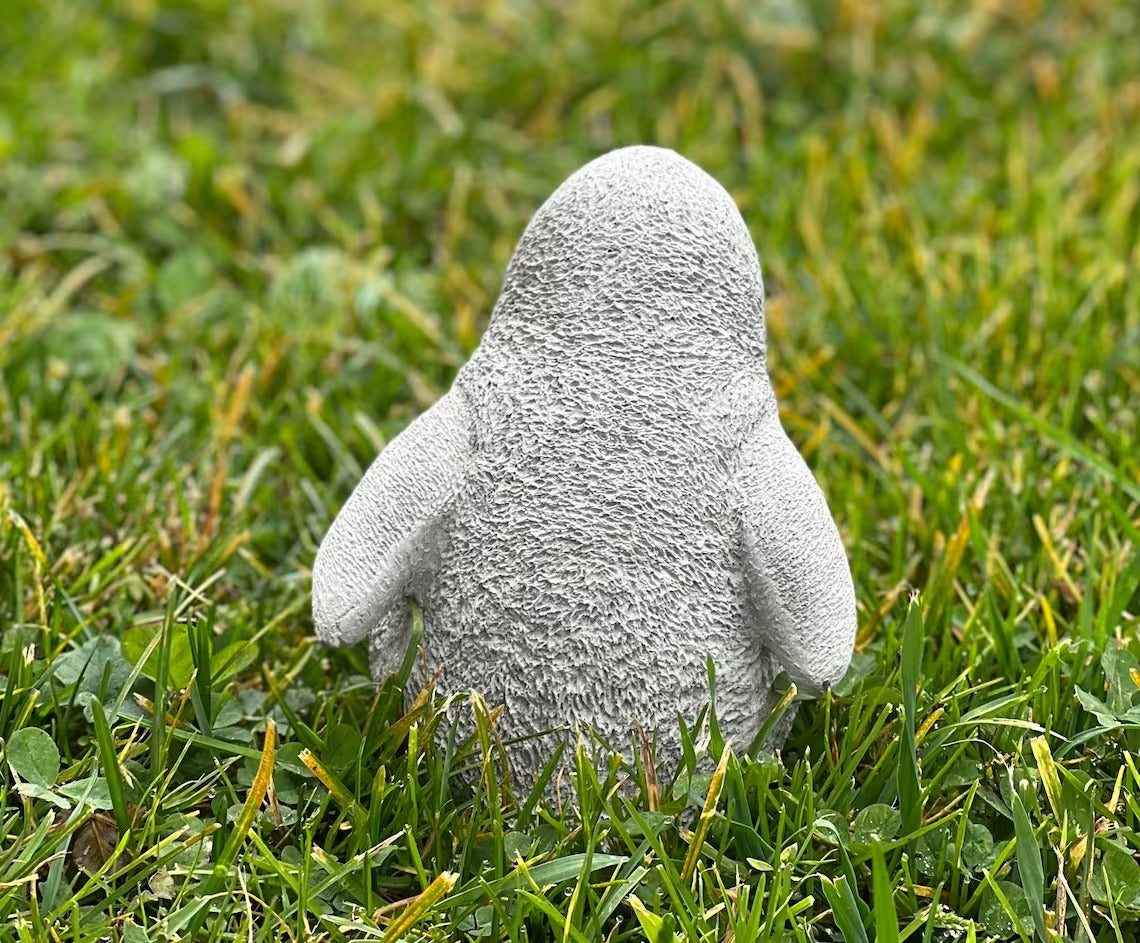 Stone Penguin statue