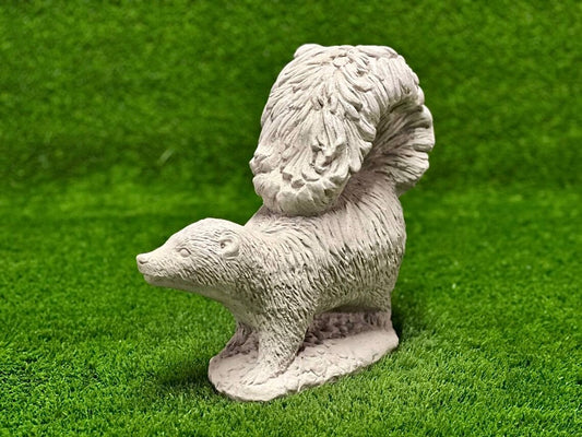 Detailed skunk statue