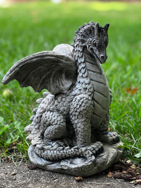 Gothic dragon figurine