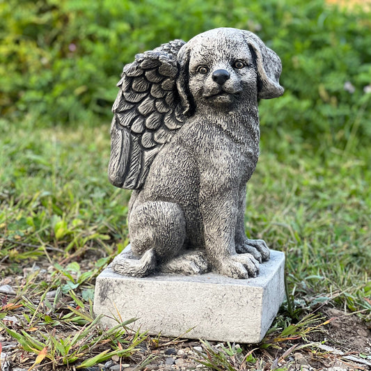 Puppy with wings figurine