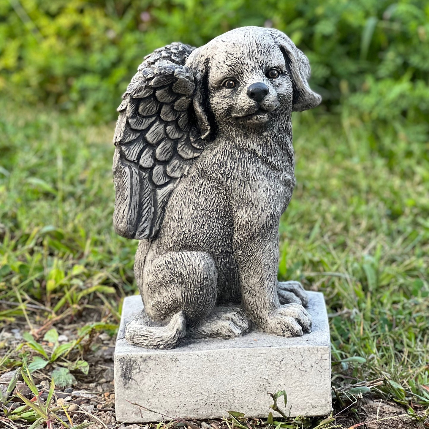 Puppy with wings figurine