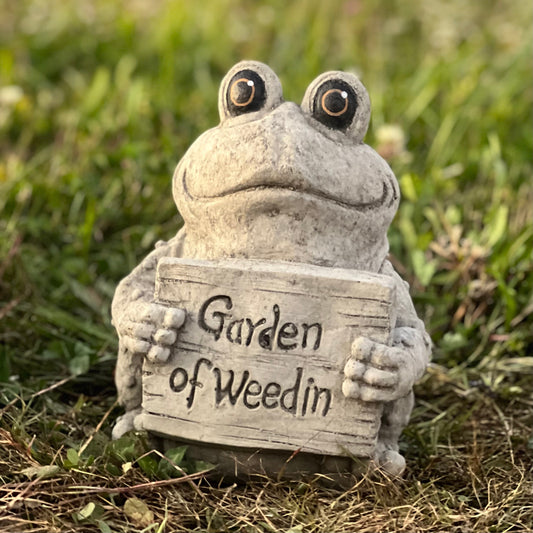 Concrete Detailed Frog Statue