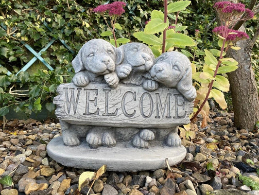 Dogs Garden statue