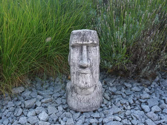 Massive Moai Head Statue