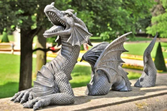 Dragon massive outdoor statue